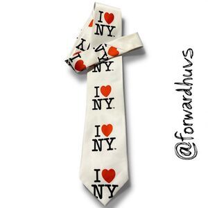 “I Love NY” Necktie by Danggi Man – 100% Polyester